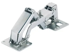 Hettich Weitwinkel-Aufschraubscharnier mit Feder Stahl vernickelt