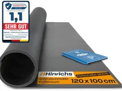 Hinrichs Antirutschmatte Auto 120 x 100 cm Kofferraummatte Anti Rutsch