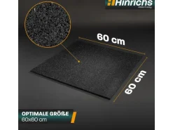 Hinrichs Antivibrationsmatte für Waschmaschinen 60 x 60 cm