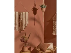 Hänge-Pflanztopf Desert Flower Terrakotta Ø 14 cm Natur