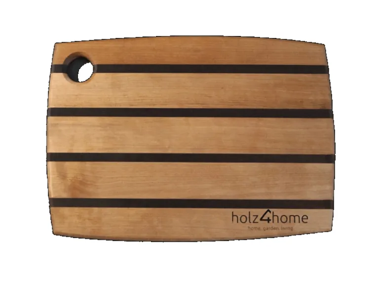 holz4home Küchenbrett Schneidbrett aus Birke Handarbeit