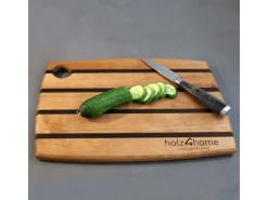 holz4home Küchenbrett Schneidbrett aus Birke Handarbeit