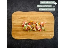 holz4home La Madera Schneidebrett Premium aus Eiche Steakbrett Küchenbrett Hell