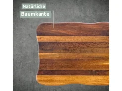 holz4home La Madera Schneidebrett Top aus Eiche Dunkel