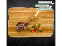holz4home La Madera Steakbrett Master aus Eiche Hell