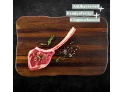 holz4homeLa Madera Steakbrett Master aus Eiche Dunkel