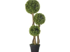 HOMCOM Künstliche Pflanze 90 cm mit Blumentopf Hellgrün