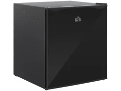 HOMCOM Mini Gefrierschrank Stahl Kunststoff Schwarz 47L x 44,2B x 48,8H cm