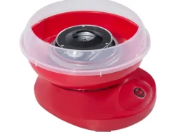 HOMCOM Zuckerwattemaschine Einfach zu Bedienendes Zuckerwattegerät PP Rot