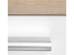 Homestyle4u Küchenzeile 80x207x60 in Weiß 2360