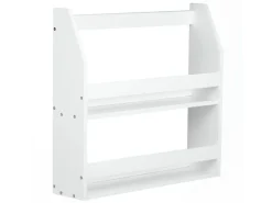 Homestyle4u Wandregal Weiß Hängeregal Küchenregal Bücherregal Regal Holz