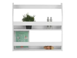 Homestyle4u Wandregal Weiß Hängeregal Küchenregal Bücherregal Regal Holz