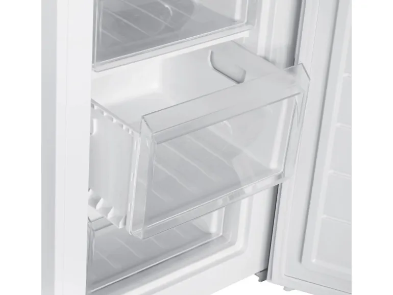 homeX Gefrierschrank Tiefkühlschrank Klein 87L Nutzinhalt 4-Sterne Gefrieren Kompakt und Freistehend Leise Weiß