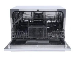 homeX Tischgeschirrspüler Mini Geschirrspüler mit 6 Programmen 6 Maßgedecke Aquastop GST6AE-W