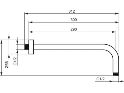 Ideal Standard Armaturen-Bundle Unterputz Ceratherm T100 Chrom