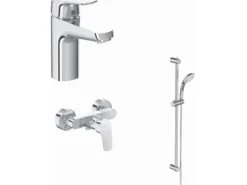 Ideal Standard Armaturenpaket Ceraflex inkl. Brausearmatur Chrom