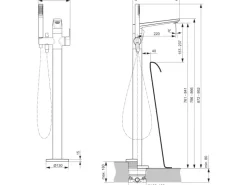 Ideal Standard Badearmatur Tonic II Silk Black