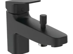 Ideal Standard Badearmatur Ceraplan für Wannenrand Schwarz Matt