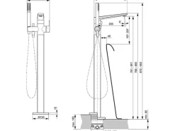 Ideal Standard Badearmatur Tonic II Chrom