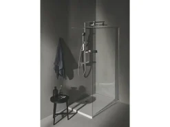 Ideal Standard Duschsystem Einhebel-Armatur mit Regen- und Handbrause Silver