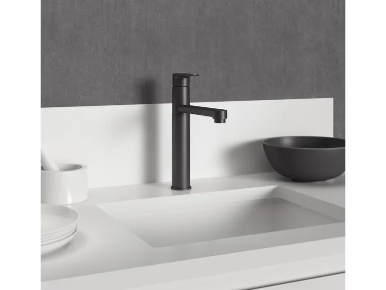 Ideal Standard Küchenarmatur Cerafine O hoher Auslauf Silk Black