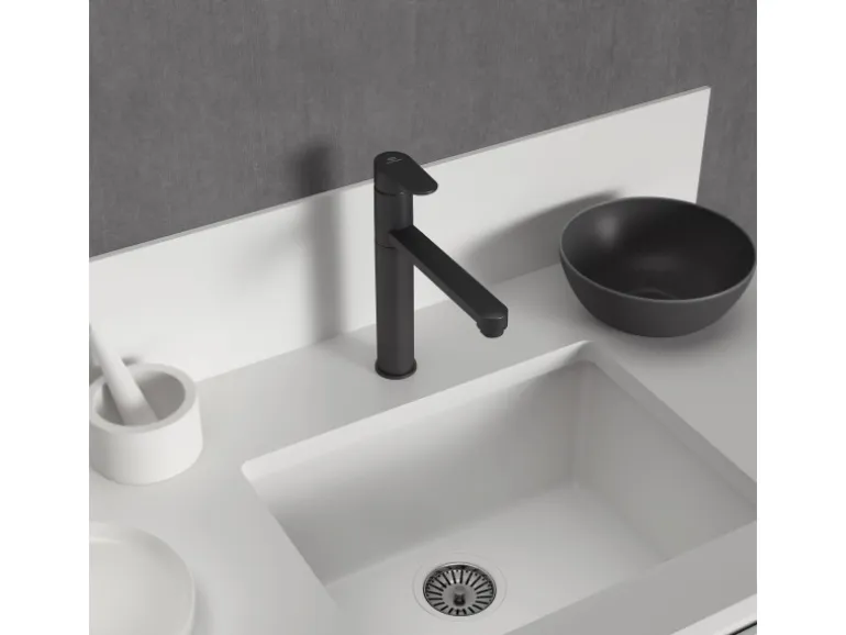 Ideal Standard Küchenarmatur Cerafine O hoher Auslauf Silk Black