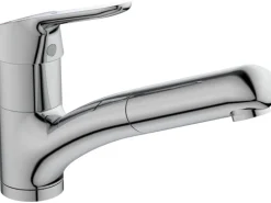 Ideal Standard Küchenarmatur Ceraflex BlueStart herausziehbare Handbrause Chrom