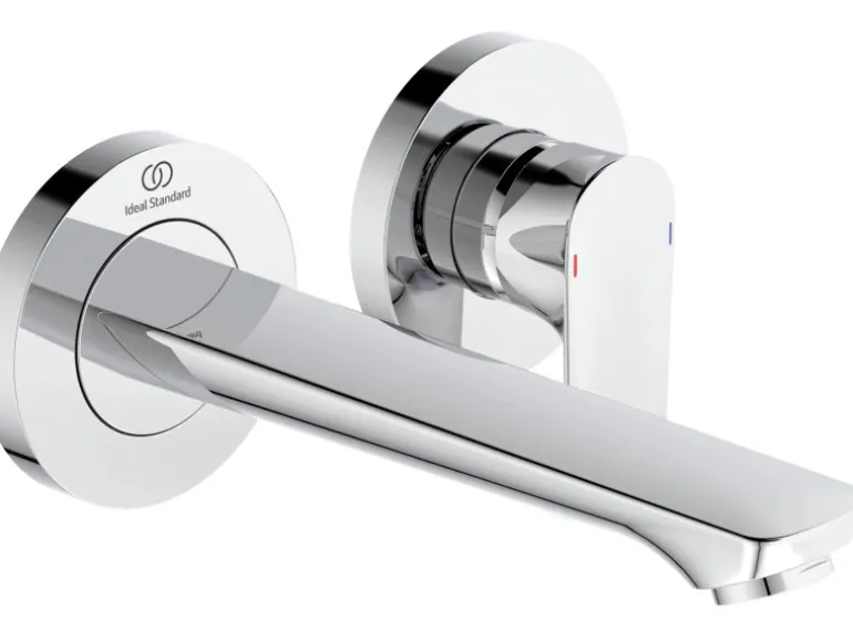 Ideal Standard Wand-Waschtischarmatur Connect Air Ausladung 18,5 cm Chrom