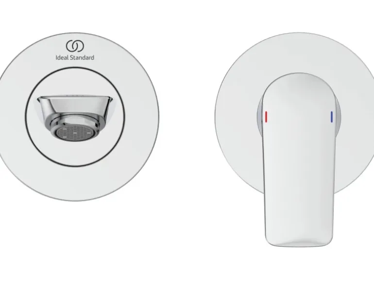 Ideal Standard Wand-Waschtischarmatur Connect Air Ausladung 18,5 cm Chrom