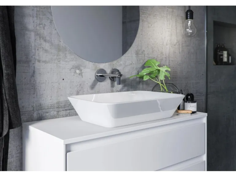 Ideal Standard Wand-Waschtischarmatur Connect Air Ausladung 18,5 cm Chrom