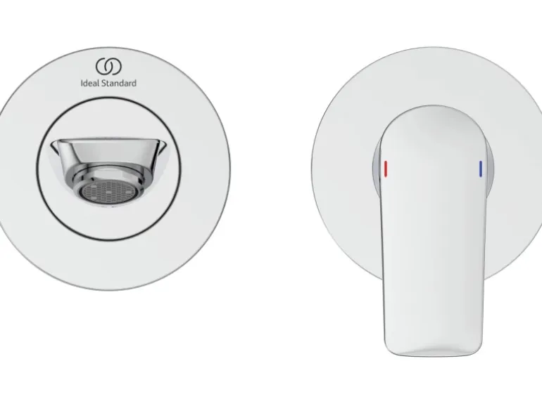 Ideal Standard Wand-Waschtischarmatur Connect Air Ausladung 22,5 cm Chrom