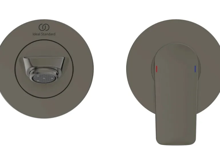 Ideal Standard Wand-Waschtischarmatur Connect Air Ausladung 22,5cm Magnetic Grey