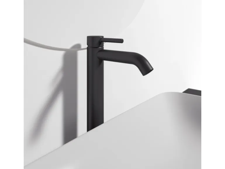 Ideal Standard Waschtischarmatur Ceraline mit Push-Open Silk Black