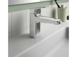 Ideal Standard Waschtischarmatur Chrom mit PushOpen-Ventil Ceraplan H90