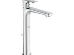 Ideal Standard Waschtischarmatur Connect Air mit verlängertem Sockel Chrom