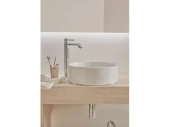 Ideal Standard Waschtischarmatur Ceraline Längerer Sockel + Ablaufgarnitur Chrom