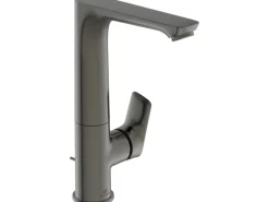 Ideal Standard Waschtischarmatur Connect Air mit hohem Auslauf Magnetic Grey