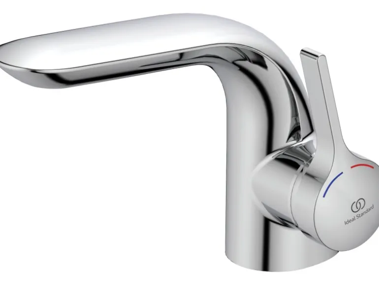 Ideal Standard Waschtischarmatur Melange mit Kupfer-Rohre Chrom
