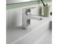 Ideal Standard Waschtischarmatur Ceraplan Chrom o. Ablaufgarnitur BlueStart H75