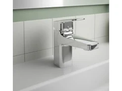 Ideal Standard Waschtischarmatur Ceraplan Chrom o. Ablaufgarnitur BlueStart H75