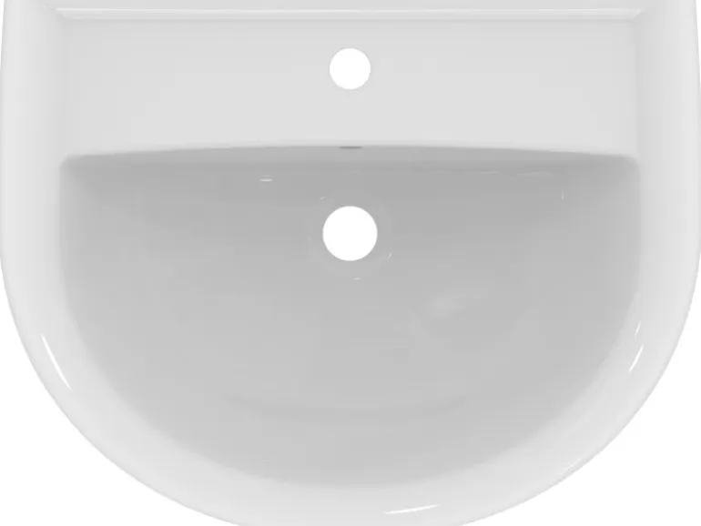 Ideal Standard Waschtisch Eurovit 60 cm 1 Hahnloch mit Überlauf Weiß
