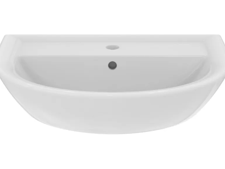 Ideal Standard Waschtisch Eurovit 60 cm 1 Hahnloch mit Überlauf Weiß