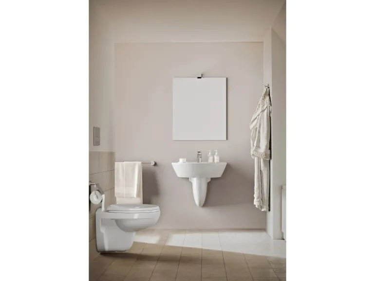 Ideal Standard Waschtisch Eurovit 60 cm 1 Hahnloch mit Überlauf Weiß