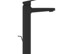 Ideal Standard Waschtischarmatur Ceraplan H250 mit Ablaufgarnitur Schwarz Matt