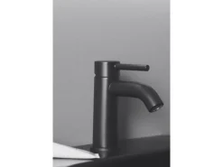 Ideal Standard Waschtischarmatur Ceraline ohne Ablaufgarnitur Silk Black