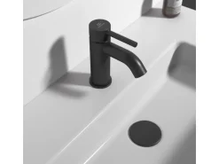 Ideal Standard Waschtischarmatur Ceraline ohne Ablaufgarnitur Silk Black