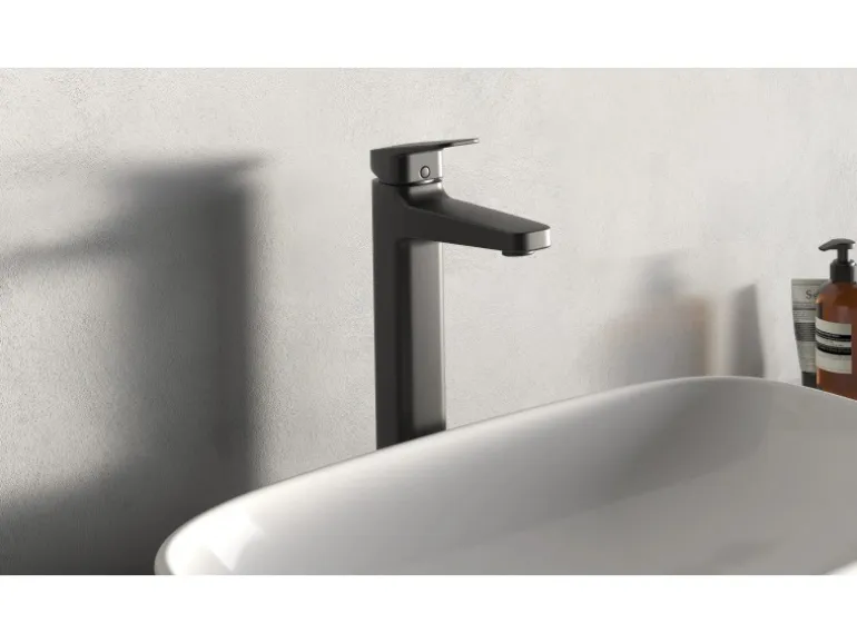 Ideal Standard Waschtischarmatur Ceraplan H250 ohne Ablaufgarnitur Schwarz Matt