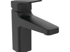 Ideal Standard Waschtischarmatur Ceraplan H90 mit Ablaufgarnitur Schwarz Matt