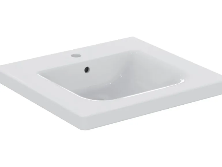 Ideal Standard Waschtisch Connect Freedom 60x55 cm 1 Hahnloch mit Überlauf Weiß