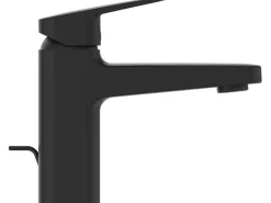 Ideal Standard Waschtischarmatur Ceraplan H90 BlueStart m. Ablaufg. Schwarz Matt